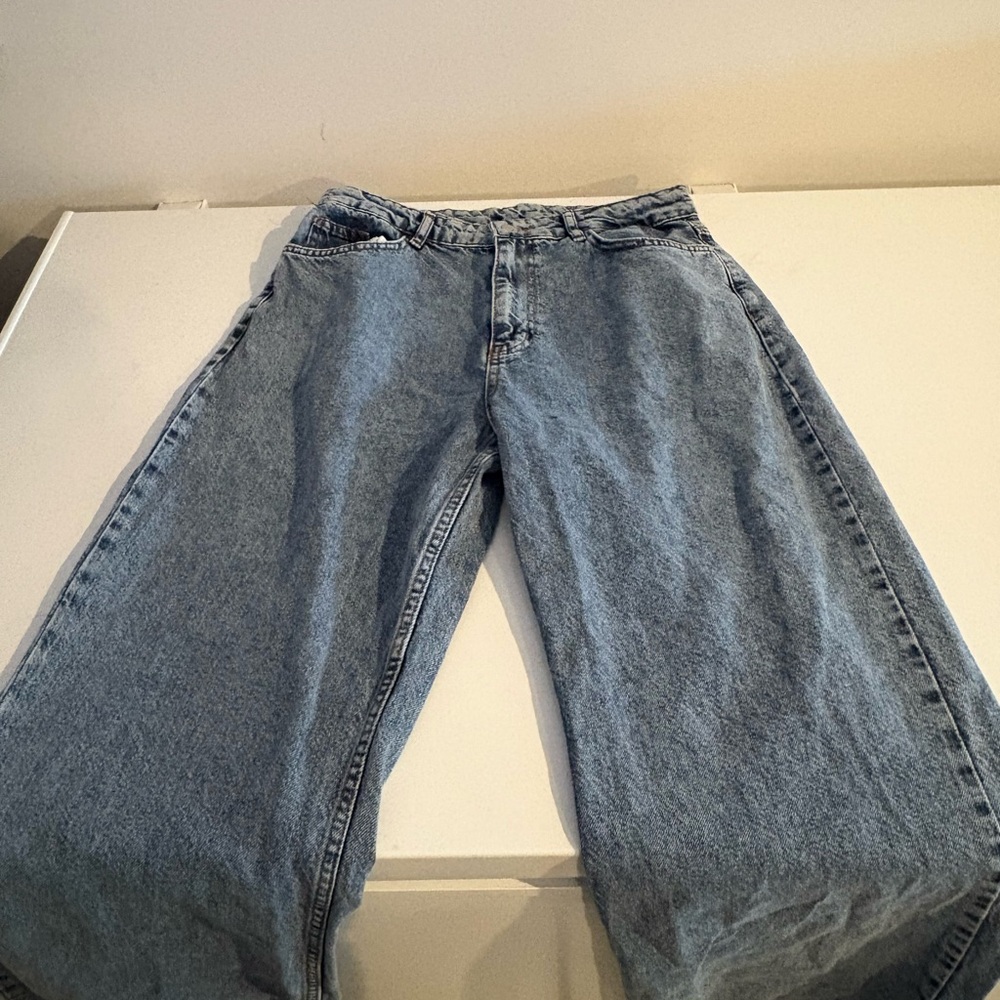 SHEIN Blue Flare & Wide Leg Jeans
